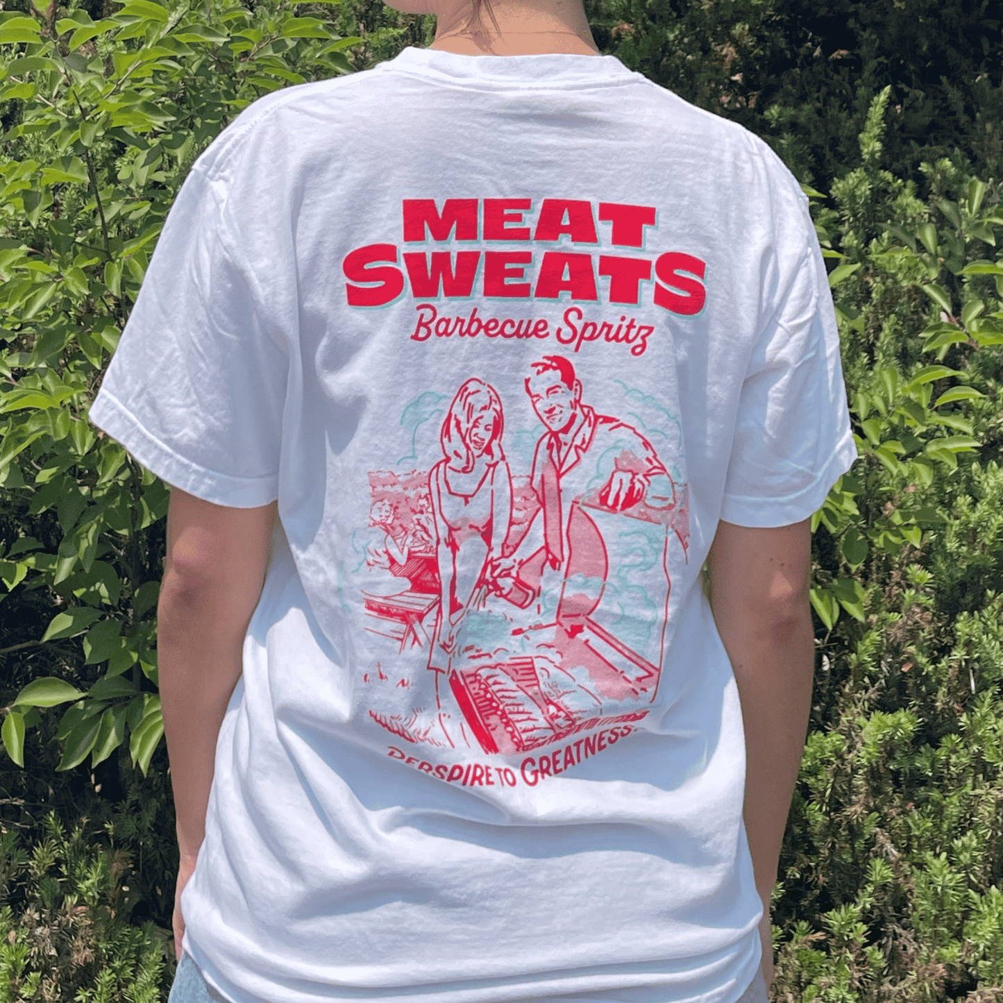 Summer Logo Short Sleeve Comfort Colors Pocket T-Shirt- White