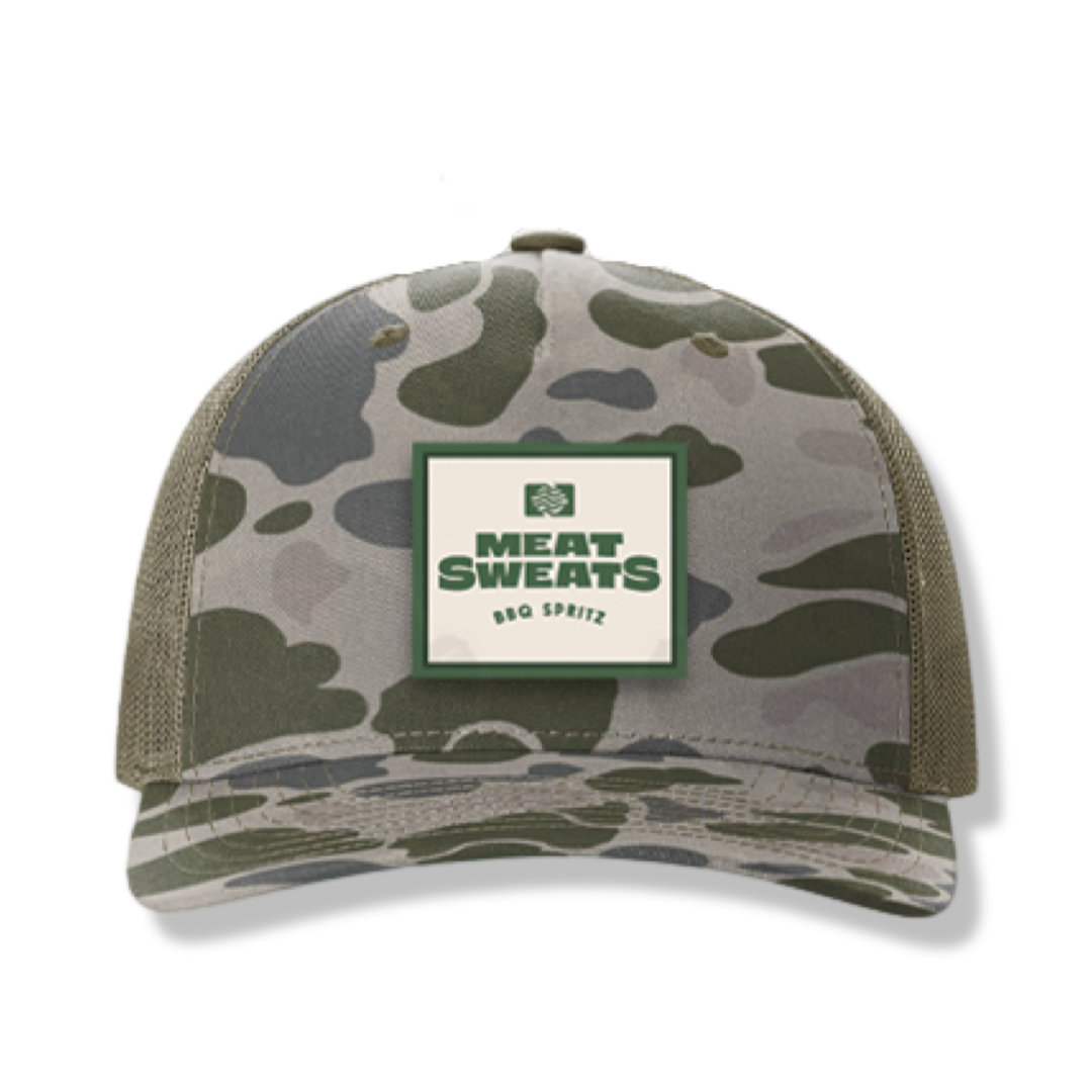 Richardson Camo Logo Snapback Cap