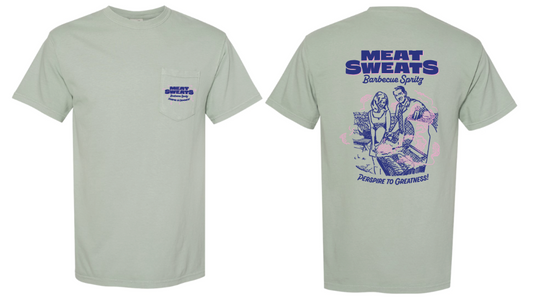 Summer Logo Short Sleeve Comfort Colors Pocket T-Shirt- Bay