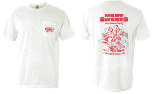 Summer Logo Short Sleeve Comfort Colors Pocket T-Shirt- White