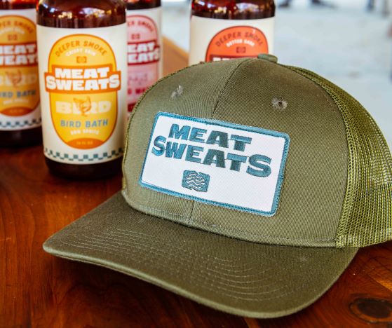 OLIVE GREEN TRUCKER PATCH HAT