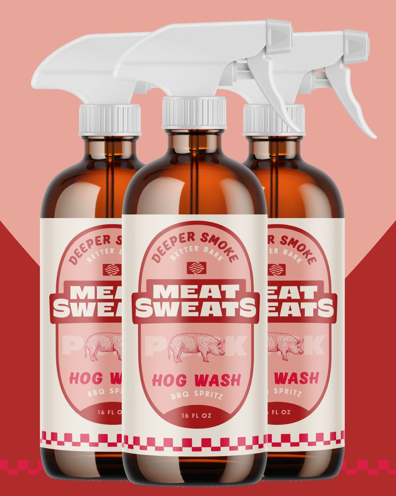 HOG WASH BBQ SPRITZ TRIO Meat Sweats