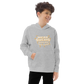 Meat Sweats Kids Fleece Hoodie - Athletic Heather Front