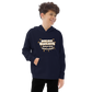 Meat Sweats Kids Fleece Hoodie - Navy Blazer Front
