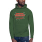 Meat Sweatshirt Unisex Hoodie - Forest Green Front (Male Model)