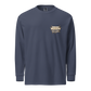 Garment-dyed heavyweight long-sleeve shirt - Navy Front