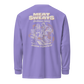 Garment-dyed heavyweight long-sleeve shirt - Violet Back