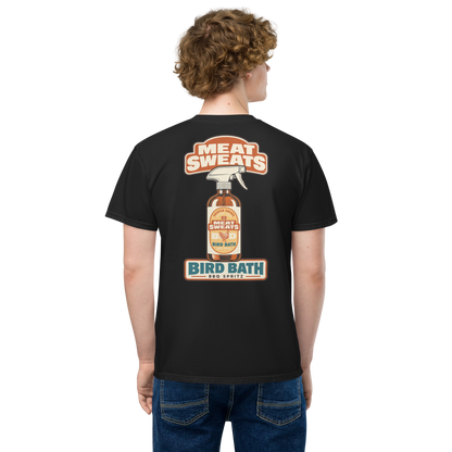 Bird Bath Unisex garment-dyed pocket t-shirt - Black Back