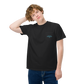 Bull Spritz Unisex garment-dyed pocket t-shirt - Black Front