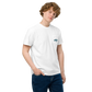Hog Wash Unisex garment-dyed pocket t-shirt - White Front