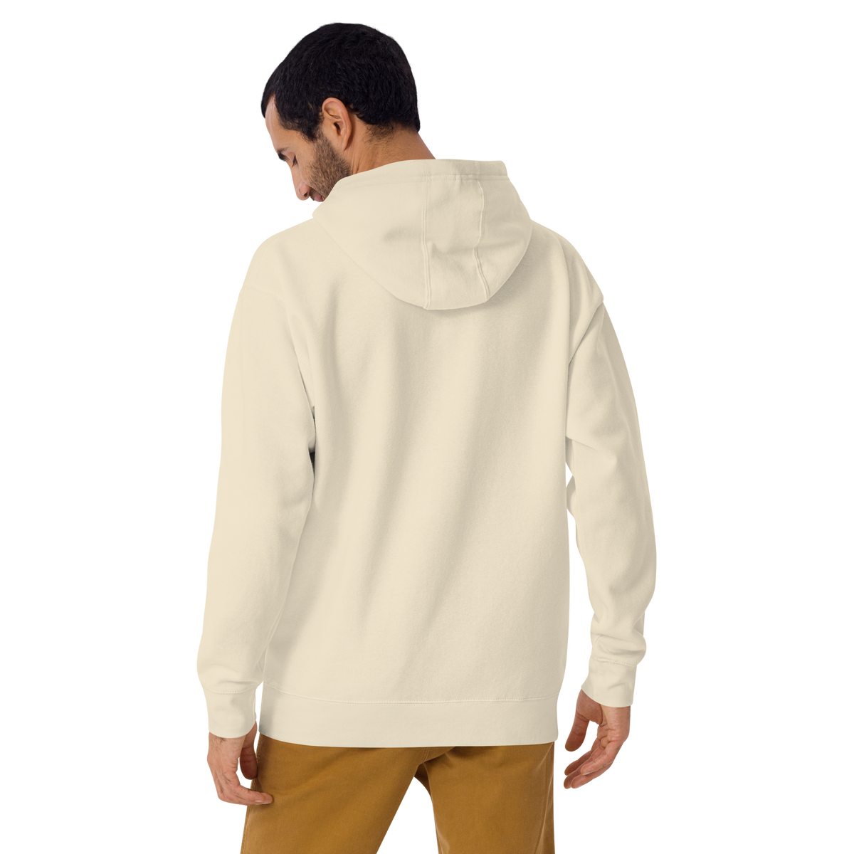 Meat Sweatshirt Unisex Hoodie - Bone Back (Male Model)