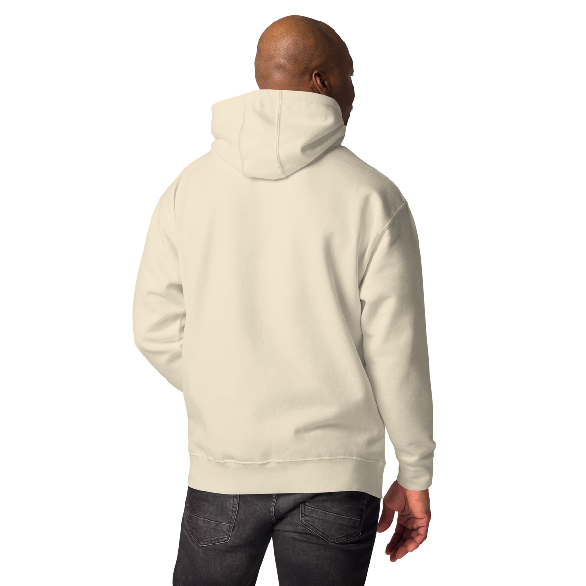 Meat Sweatshirt Unisex Hoodie - Bone Back (Male Model 2)