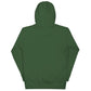 Meat Sweatshirt Unisex Hoodie - Forest Green Back (Flat)