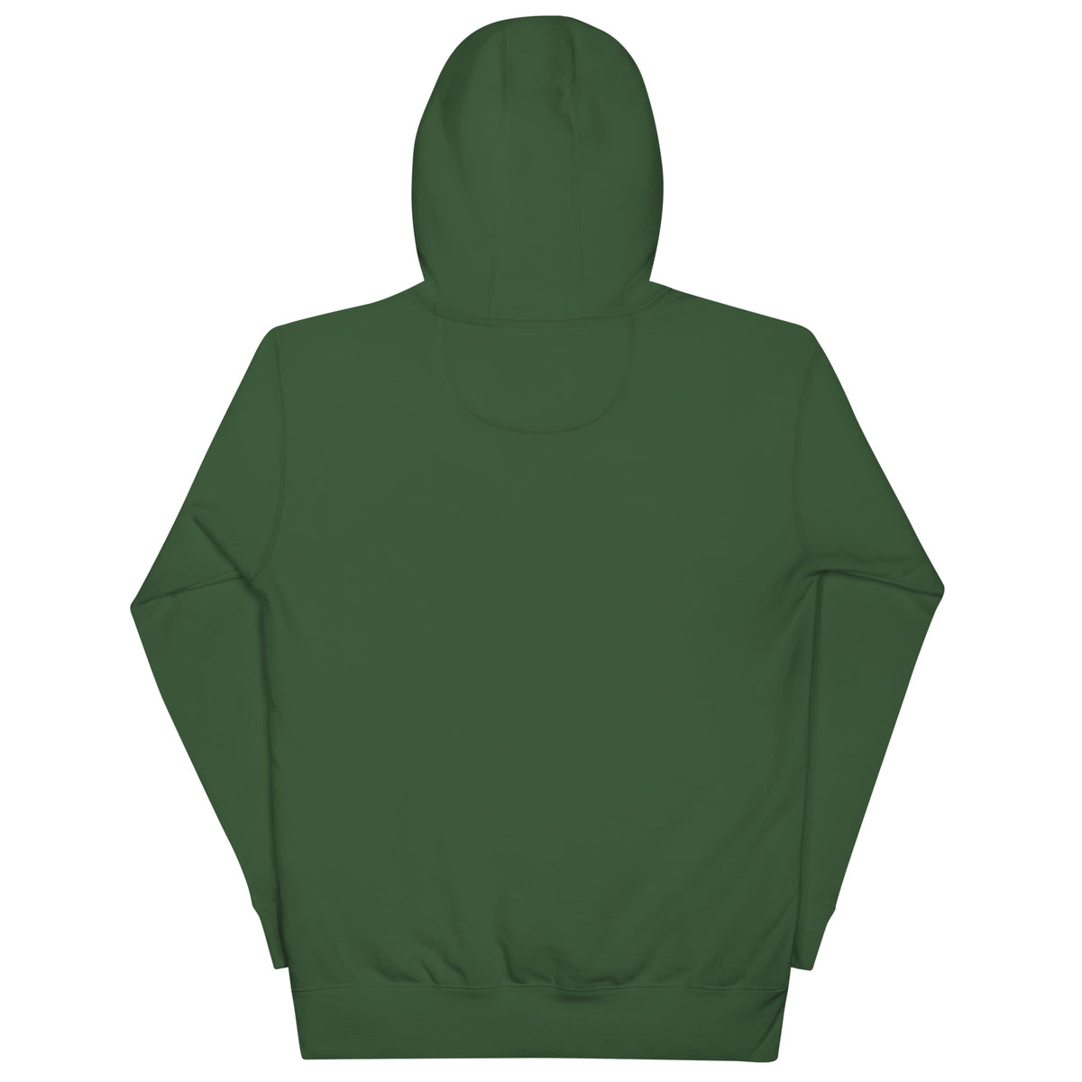 Meat Sweatshirt Unisex Hoodie - Forest Green Back (Flat)