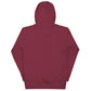 Meat Sweatshirt Unisex Hoodie - Maroon Back (Flat)