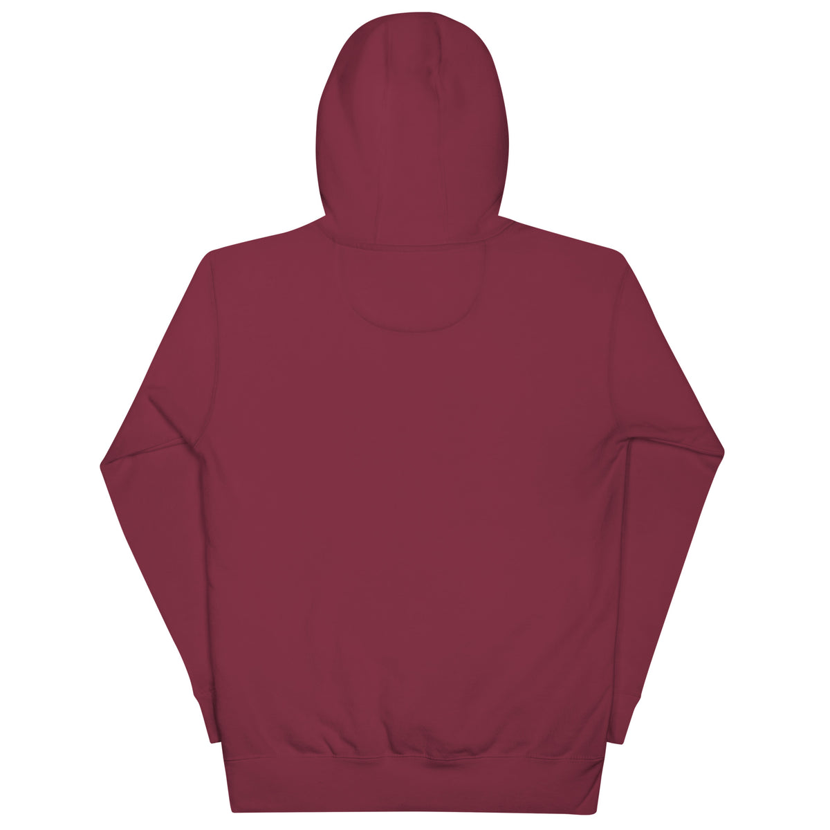 Meat Sweatshirt Unisex Hoodie - Maroon Back (Flat)