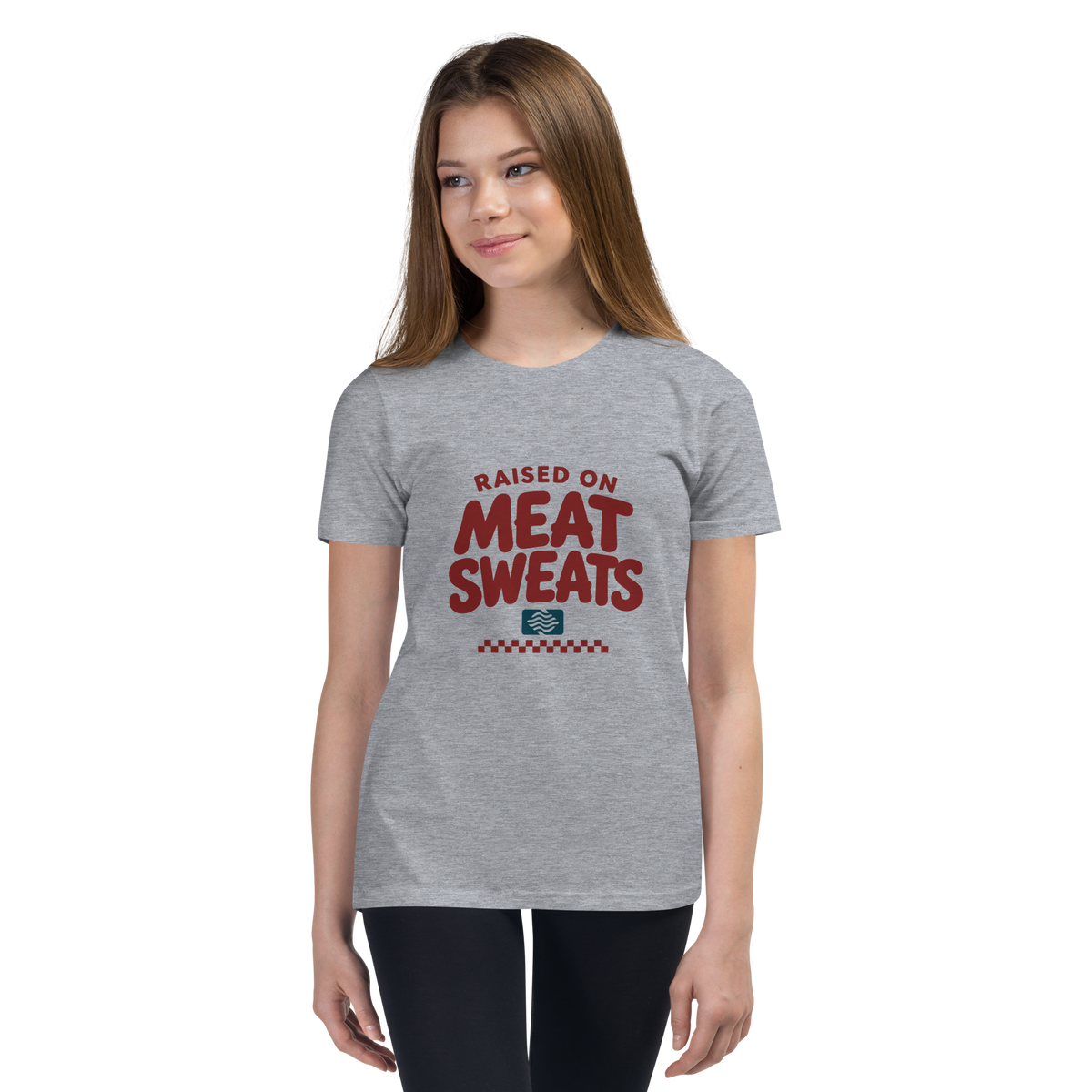 Youth Short Sleeve T-Shirt - Athletic Heather Front