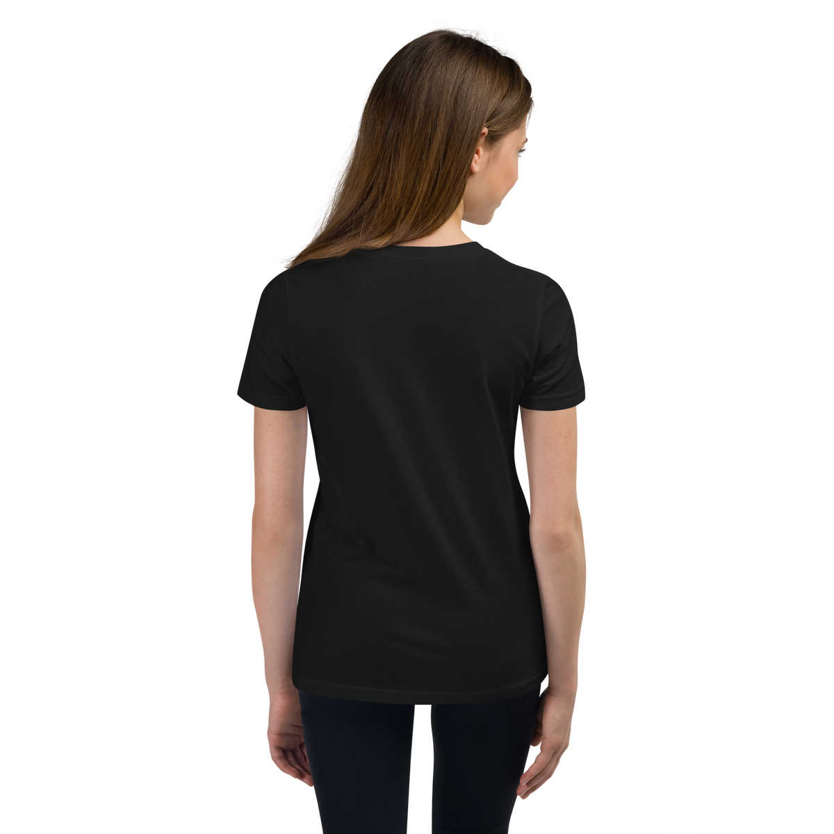 Youth Short Sleeve T-Shirt - Black Back