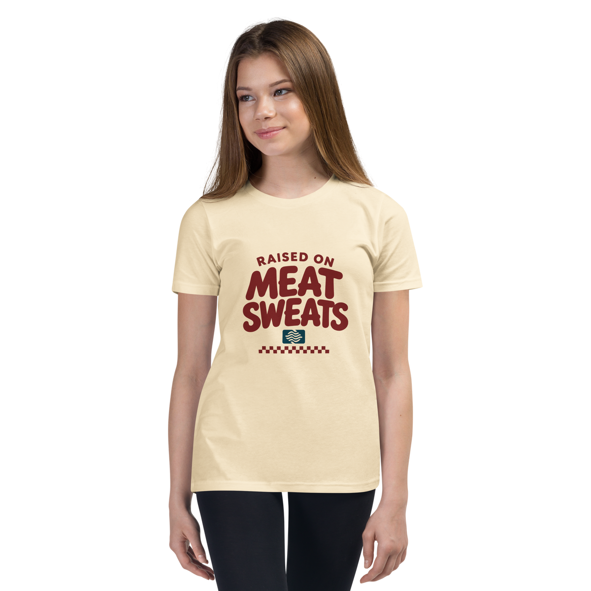 Youth Short Sleeve T-Shirt - Natural Front