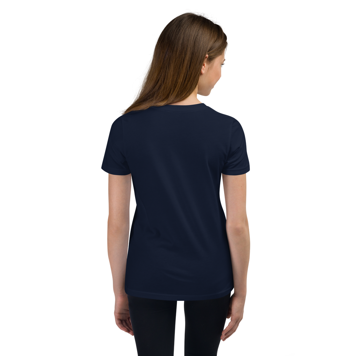 Youth Short Sleeve T-Shirt - Navy Back