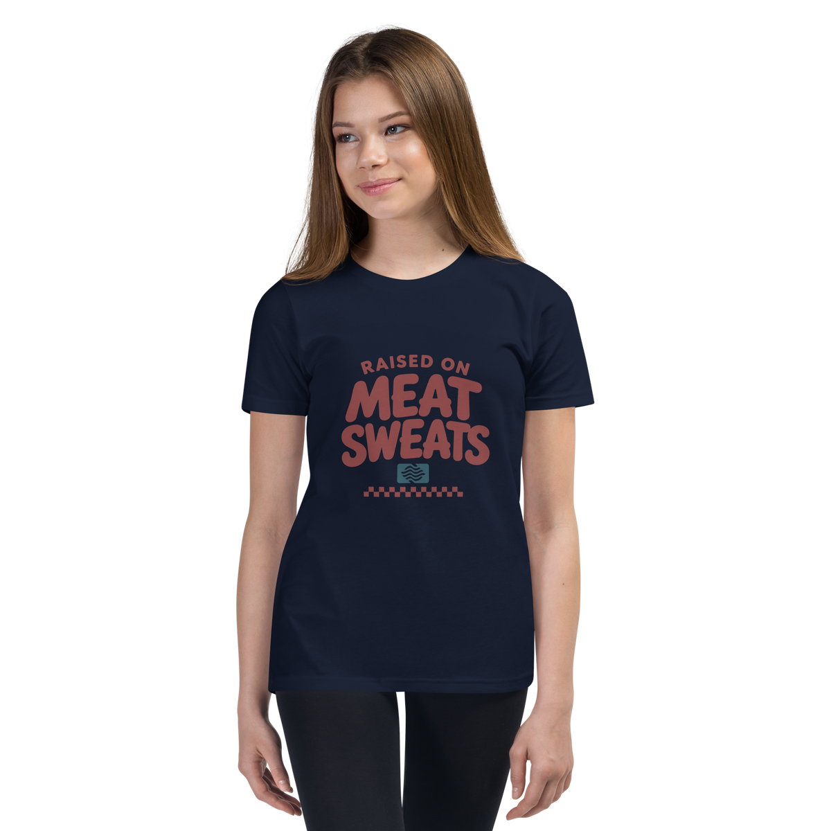 Youth Short Sleeve T-Shirt - Navy Front