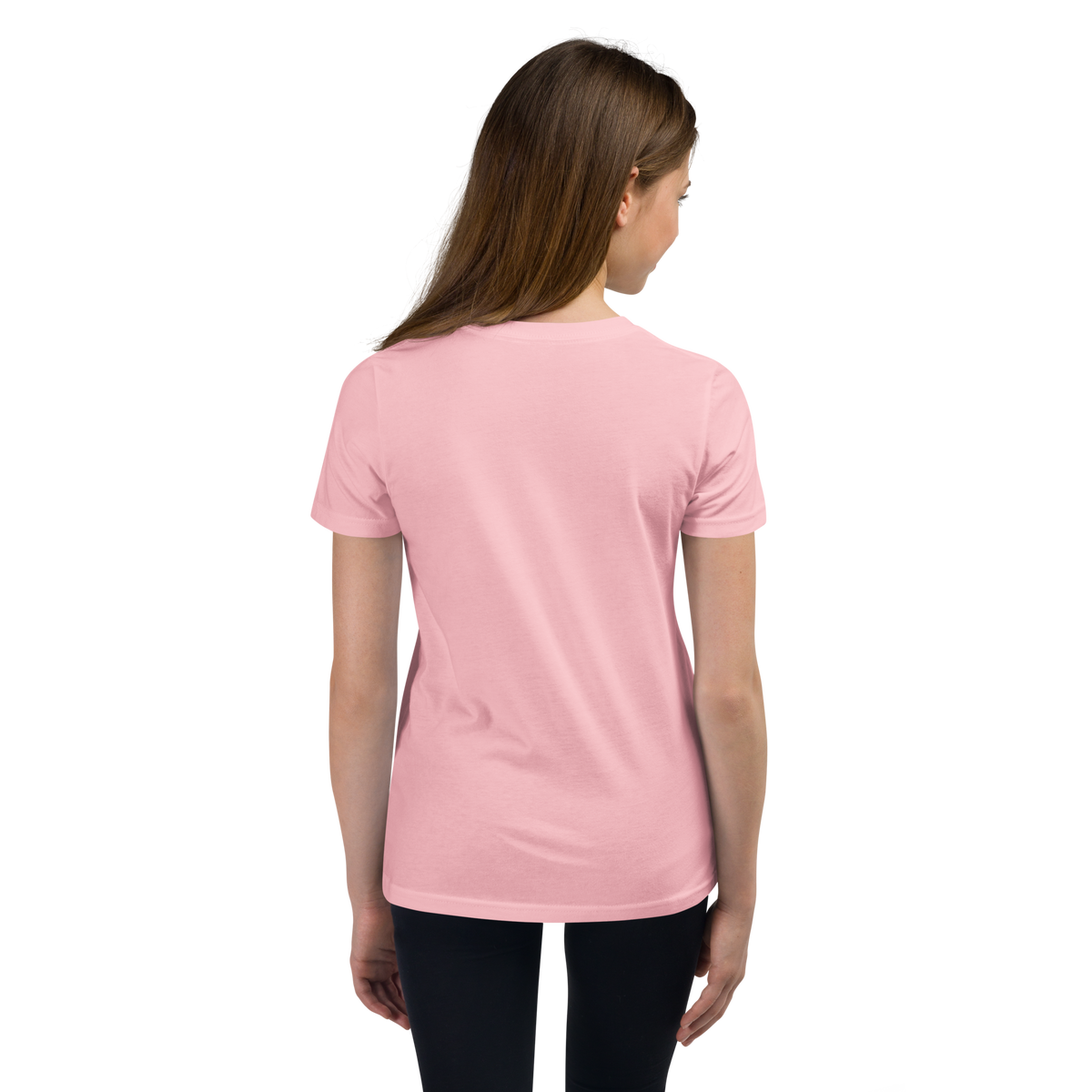 Youth Short Sleeve T-Shirt - Pink Back