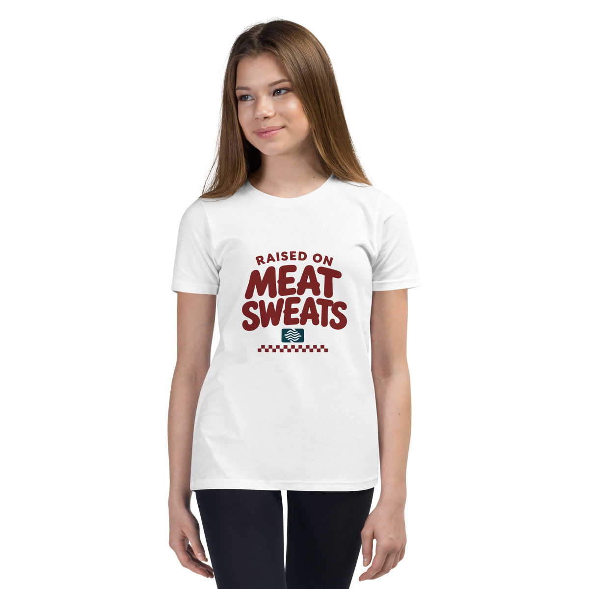 Youth Short Sleeve T-Shirt - White Front