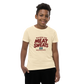 Youth Short Sleeve T-Shirt - Natural Front (Male Model)
